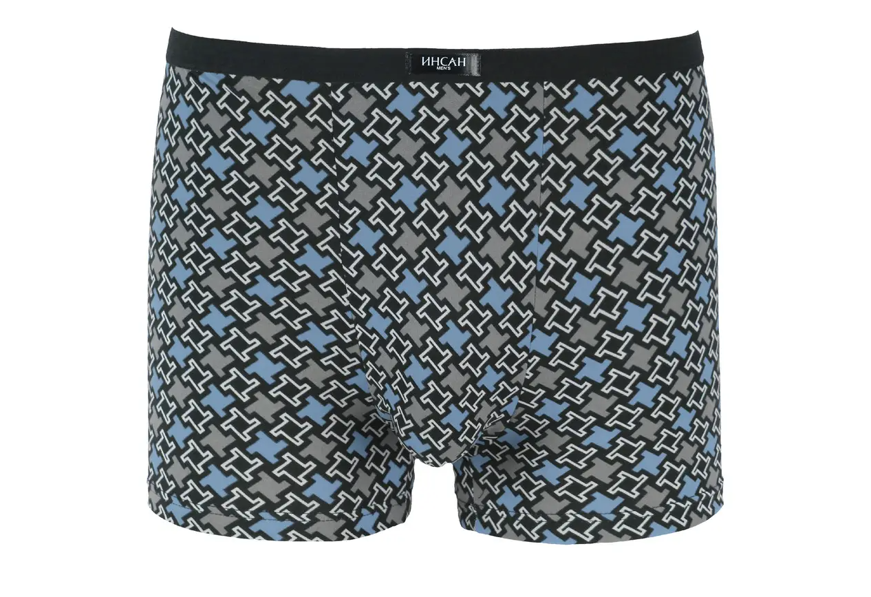 Мужские боксеры Батал стрейчевые Indena Insung 7XL 2 шт. Серый (INS-18623)