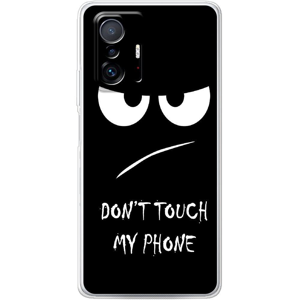 Чехол BoxFace Xiaomi 11T / 11T Pro Don't Touch my Phone Прозрачный силикон (43423-up535-43423)