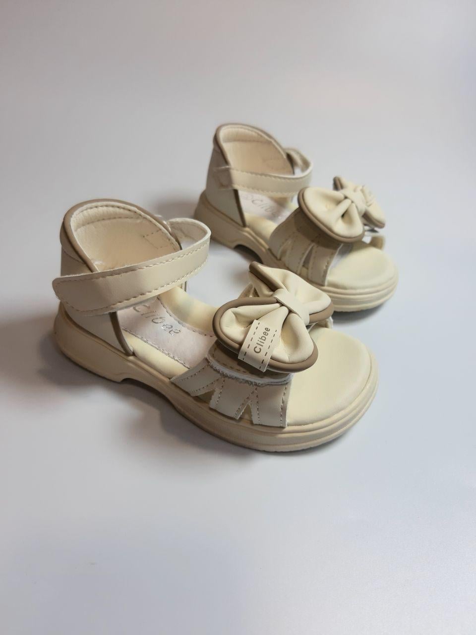 Сандали для девочки Clibee р. 21 13,5 см Бежевый (699-4 beige)
