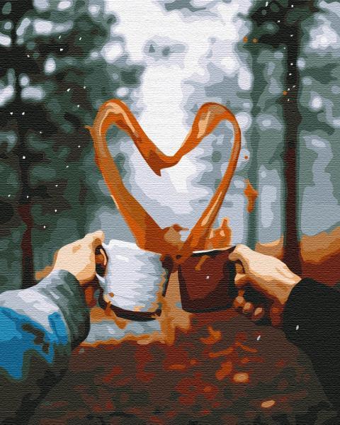 Картина по номерам Brushme Романтическое утро в лесу 40х50 см в термопакете (BS51340) Картина по номерам Brushme Романтическое утро в лесу 40х50 см в термопакете (BS51340)