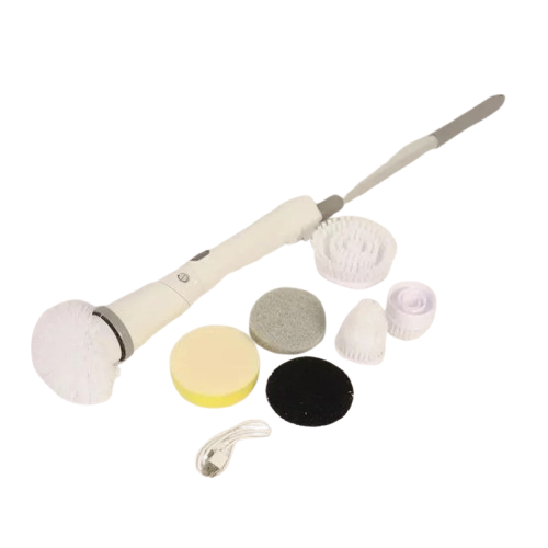 Щетка аккумуляторная для чистки плитки Cordless Electric Spin Scrubber (234576047_643)