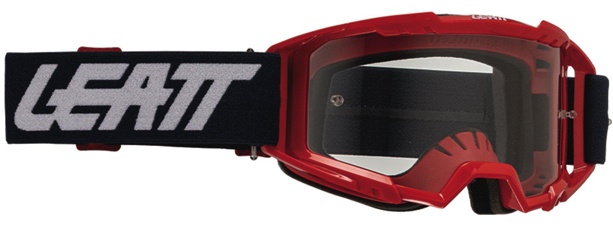 Мотоокуляри Leatt Vizion 3.5 Goggle Red Clear Lens (38690)