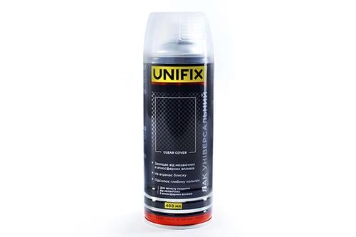 Лак универсальный акриловый Unifix матовый 400 мл Прозрачный