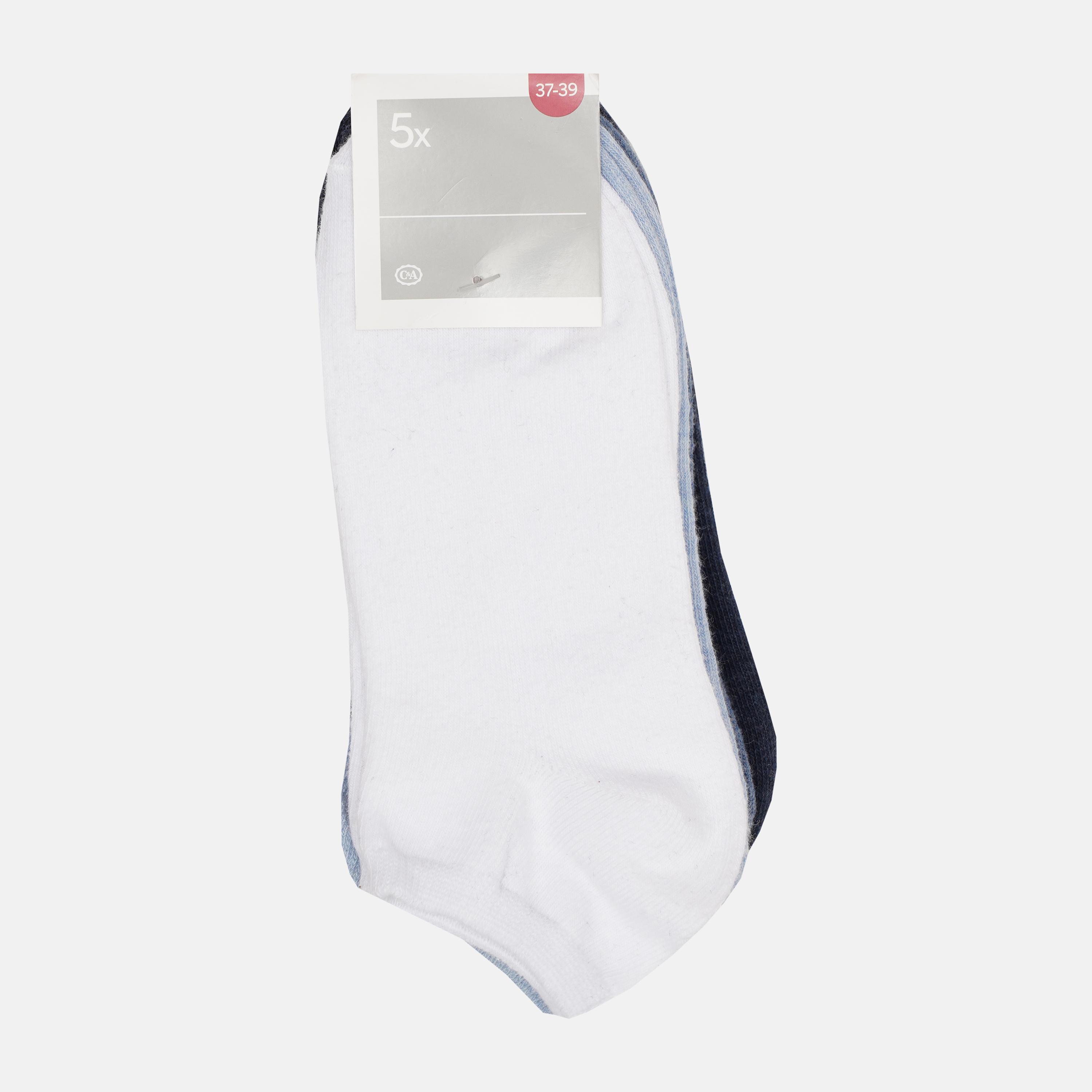 Носки C&A 5 пар р. 37-39 Белый/голубой/Синий (418636013531)