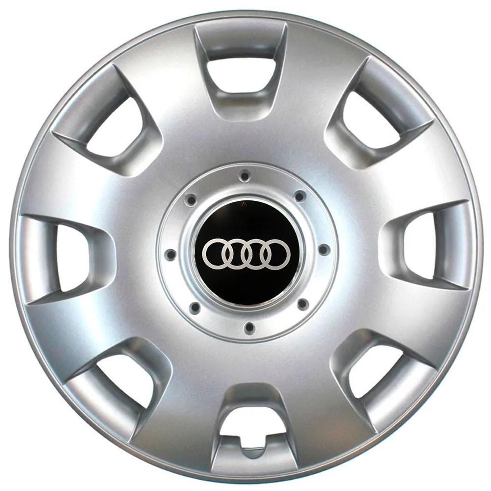 Колпаки SJS 107 с логотипом Audi 4 шт. R13 Серебряный (2789080665)