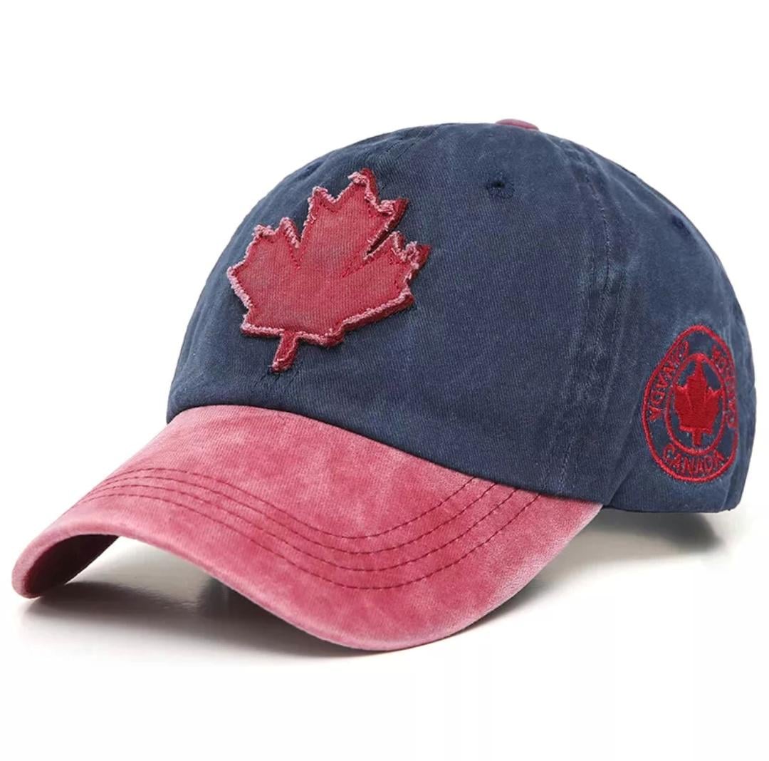 Кепка Canada Maple leaf с изогнутым козырьком унисекс Синий