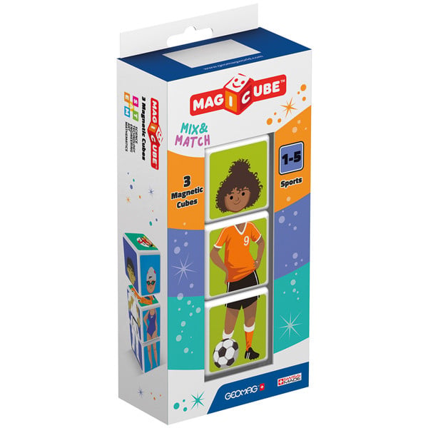 Конструктор магнитный Geomag 111mc magicube sports 3 cubes