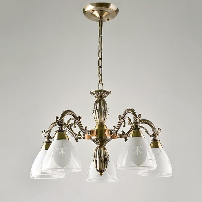 Люстра подвесная Light House SRS-16173/5 AB на пять ламп Бронза