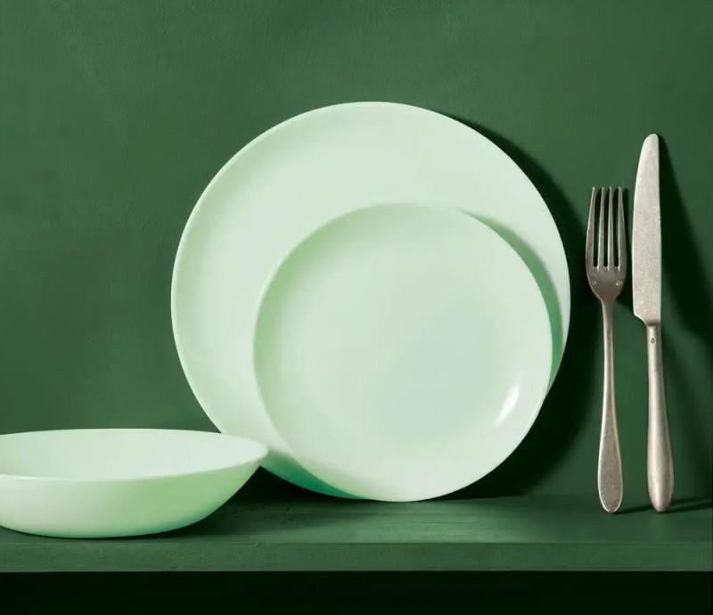 Сервиз Luminarc Diwali Paradise 18 пр. Green (V6215) - фото 3 Сервиз Luminarc Diwali Paradise 18 пр. Green (V6215) - фото 3