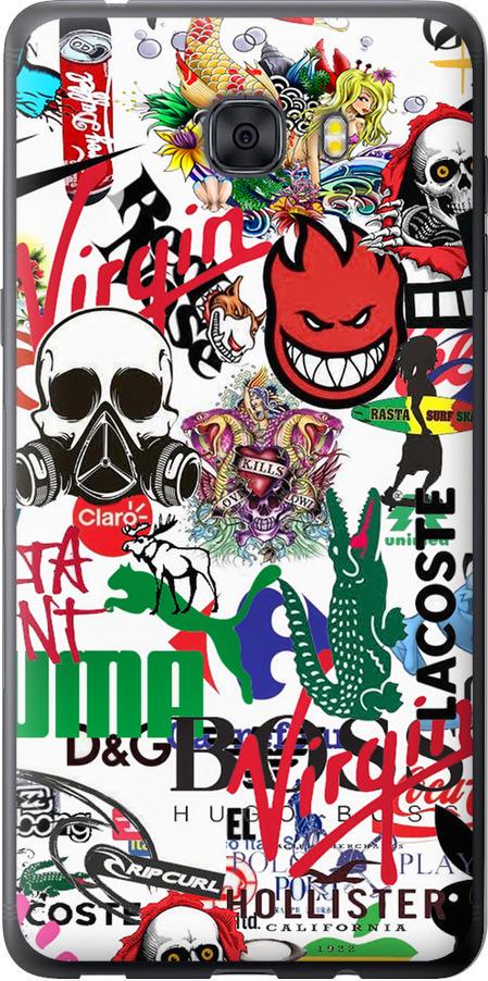 Чохол на Samsung Galaxy C9 Pro Many different logos (4022u-720-42517) Чохол на Samsung Galaxy C9 Pro Many different logos (4022u-720-42517)