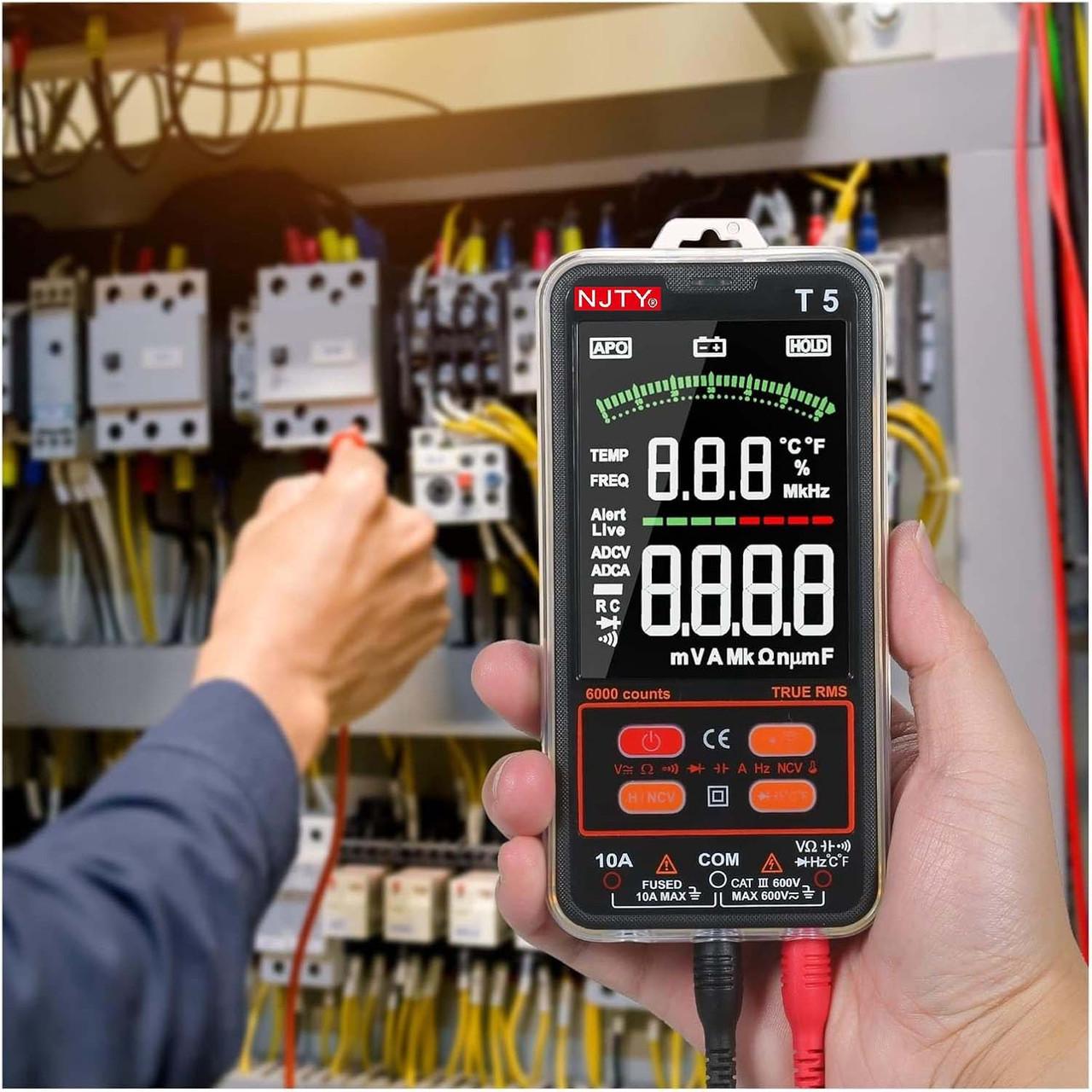 Мультиметр цифровой с дисплеем 4600V 10А с прозвонкой и поиском NCV/True RMS - фото 4 Мультиметр цифровой с дисплеем 4600V 10А с прозвонкой и поиском NCV/True RMS - фото 4