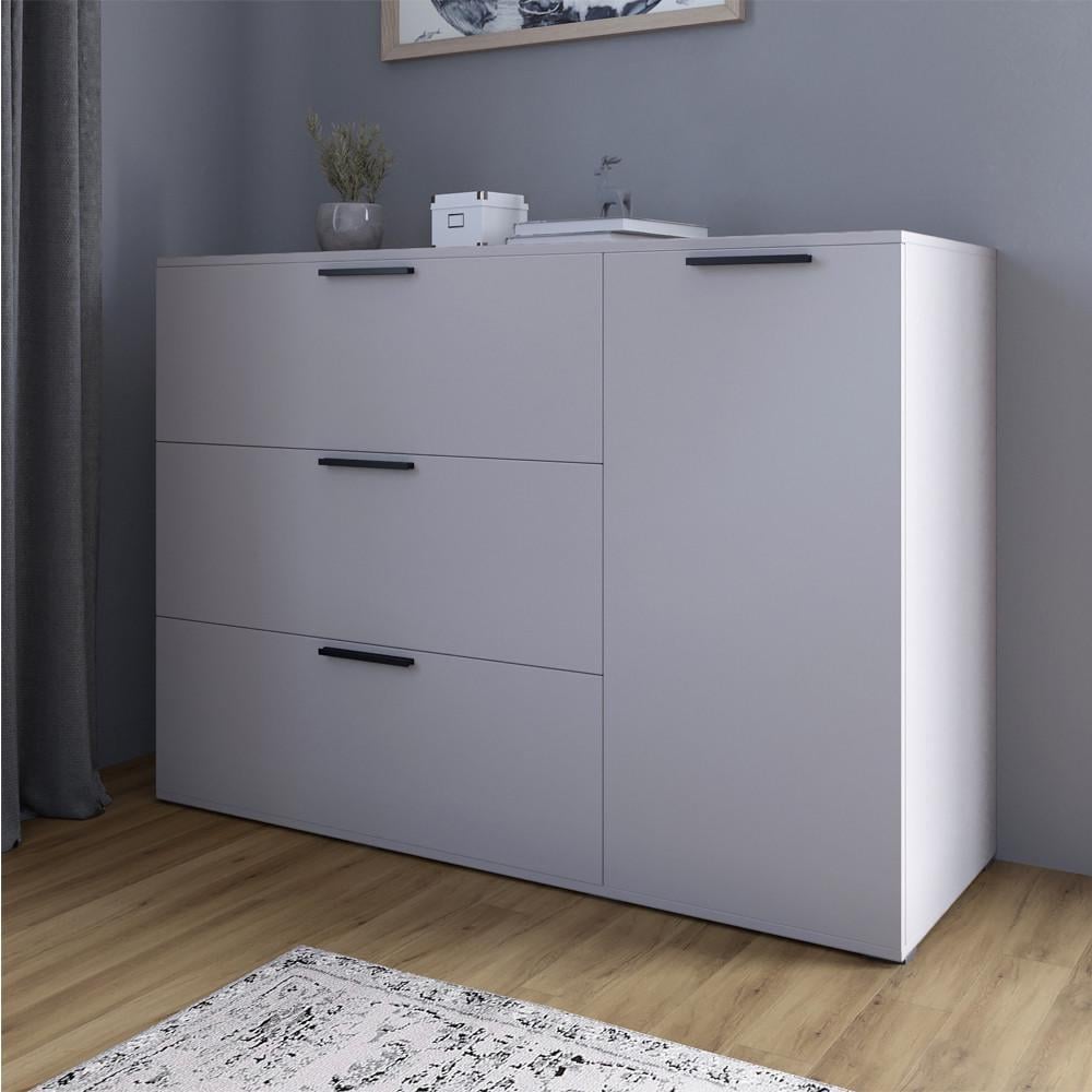 Комод Lion Краш с тремя выдвижными ящиками и закрытыми полками Кашемир (Lion-044151) Комод Lion Краш с тремя выдвижными ящиками и закрытыми полками Кашемир (Lion-044151)