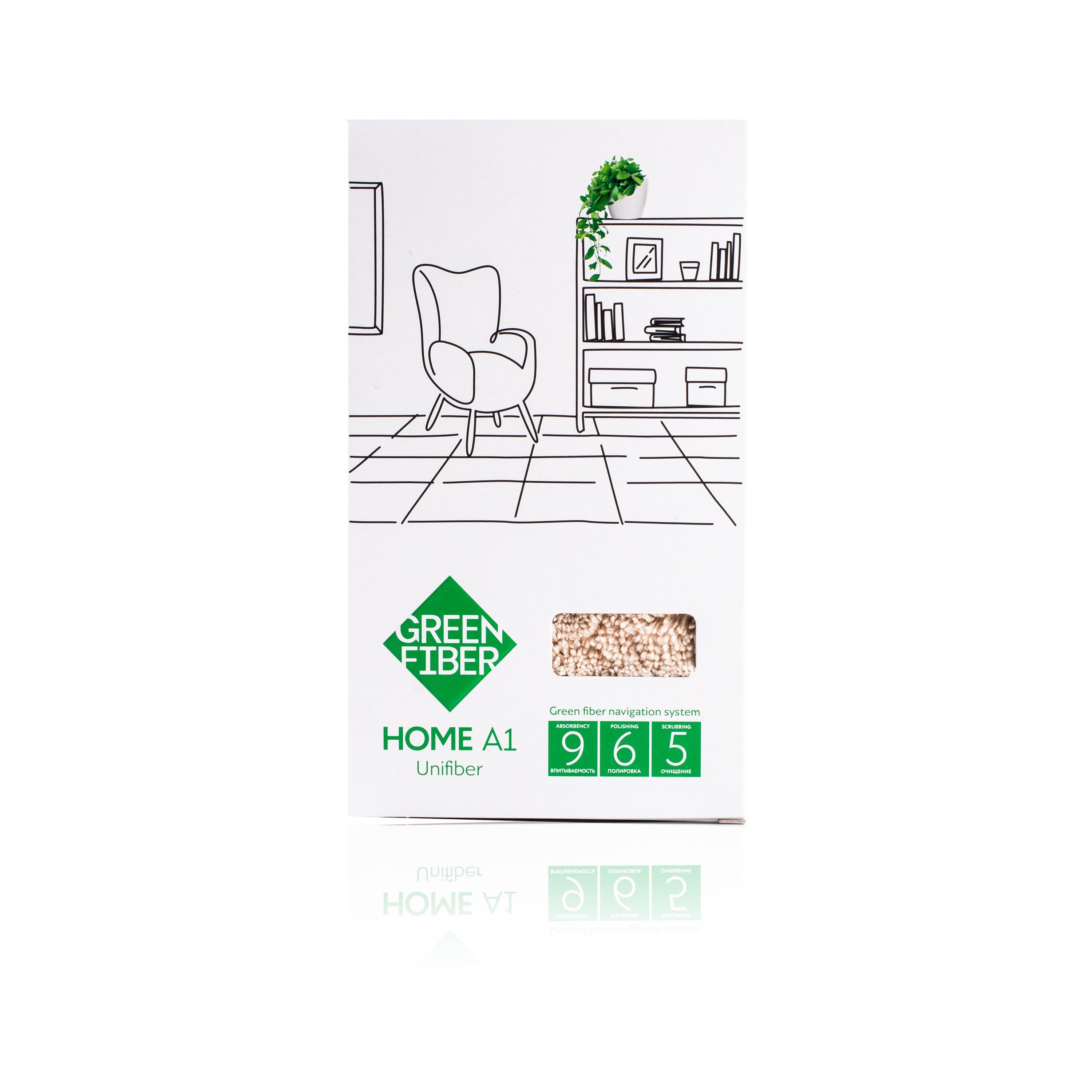 Салфетка GreenWay Green Fiber Home A1 Файбер универсальный Beige (08017) - фото 2 Салфетка GreenWay Green Fiber Home A1 Файбер универсальный Beige (08017) - фото 2