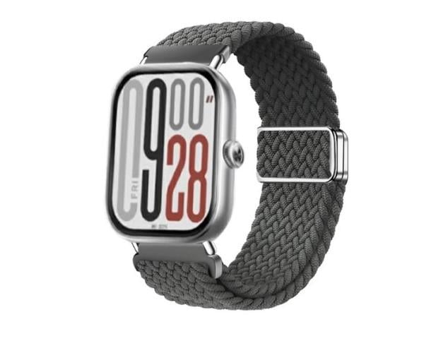 Ремешок Textile Elastic для Xiaomi Redmi Watch 5 Серый