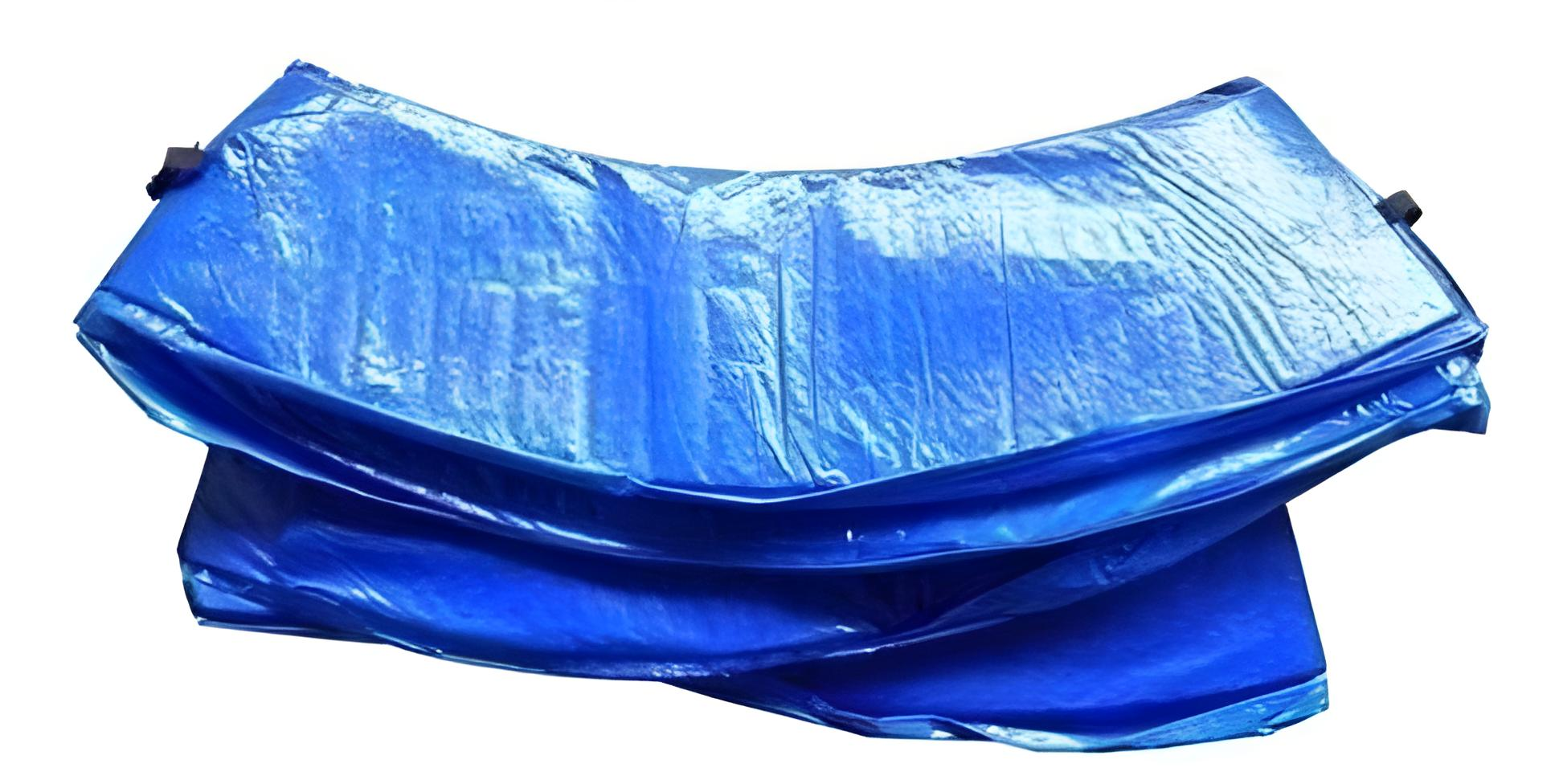 Накидка на пружины для батута Atleto 15 ft защитная накидка круглая ПВХ+EPE пена 465 см Синий (21-76-20121903)