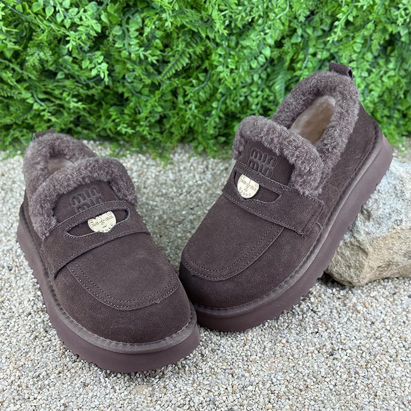 Лофери жіночі замшеві Е-0050273-35 p. 36 23 см Коричневий (117224656)