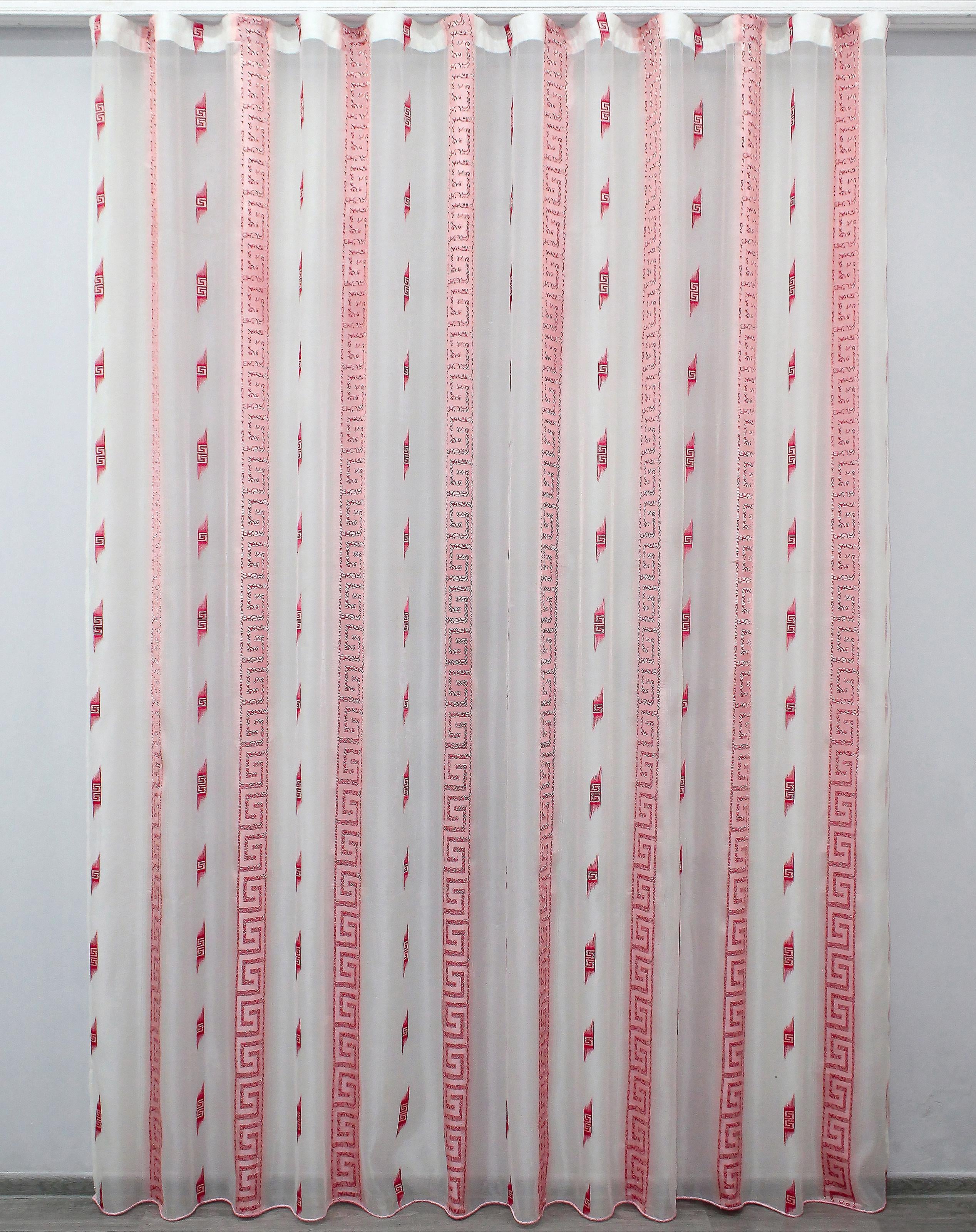 Тюль VR-Textil 1283т креп-шифон 300х270 см Молочный/Бордовый/Розовый (40-041) Тюль VR-Textil 1283т креп-шифон 300х270 см Молочный/Бордовый/Розовый (40-041)