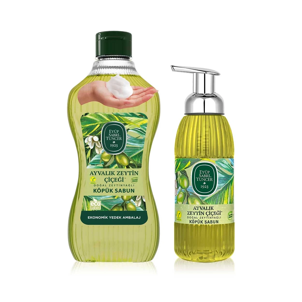 Мыло пена Eyüp Sabri Tuncer Цветок Айвалик с натуральным оливковым маслом 1,5 л + 500 мл (2911405311)