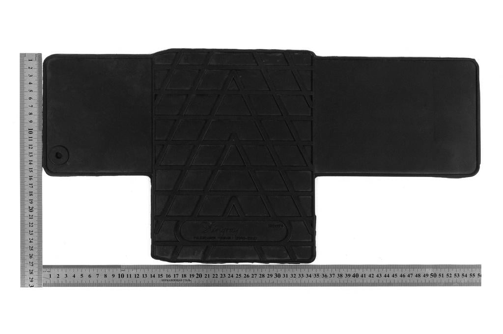 Задняя перемычка коврик Stingray для Volkswagen Touran 2003-2010 гг. резина Черный