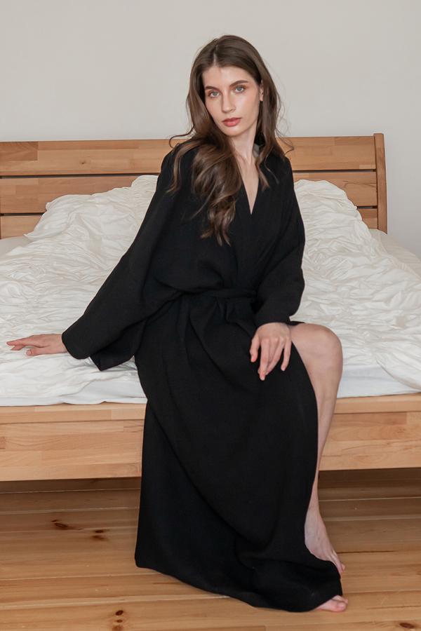 Халат мусліновий FORLY Darkness ONE (ML0035-16-04) - фото 2 Халат мусліновий FORLY Darkness ONE (ML0035-16-04) - фото 2