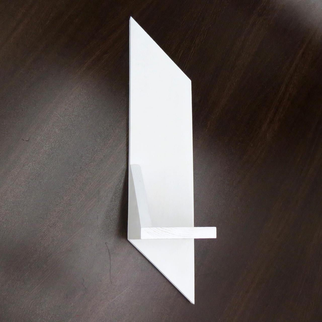 Полка настенная из дерева Эмпайр правая Зефир (НСП-100120)