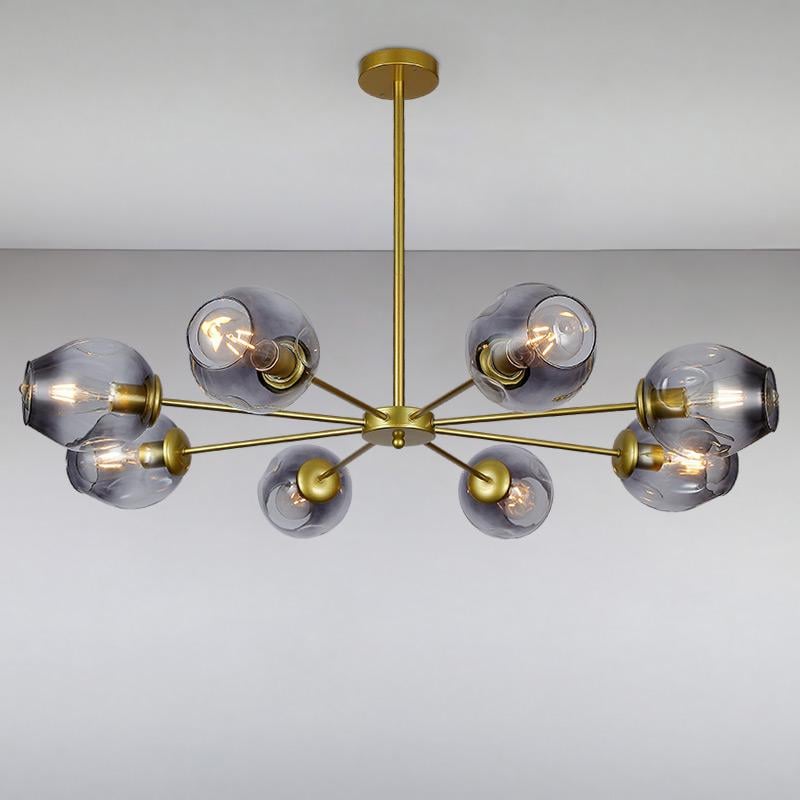 Люстра подвесная Light House LS-15179-8 молекула Золотой (8811)