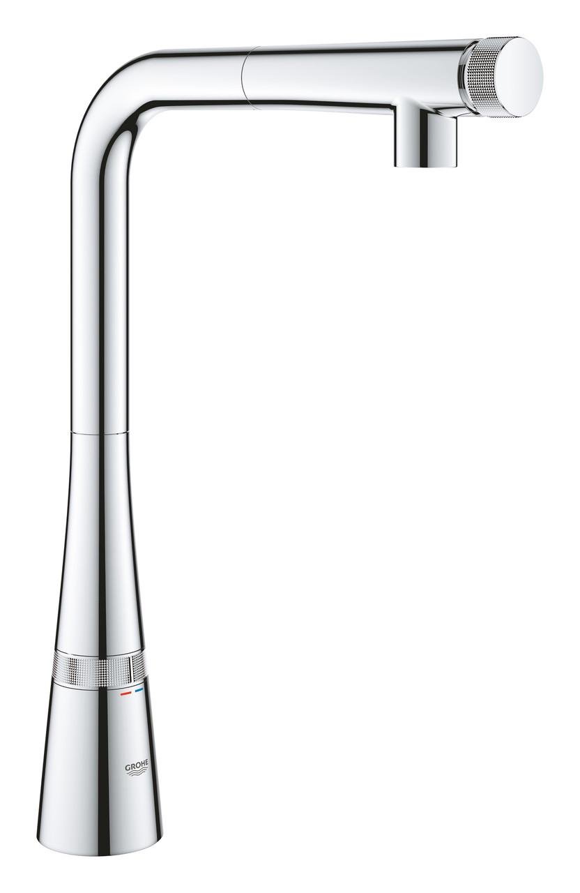 Смеситель для кухни Grohe Zedra SmartControl с выдвижным изливом (31593002)