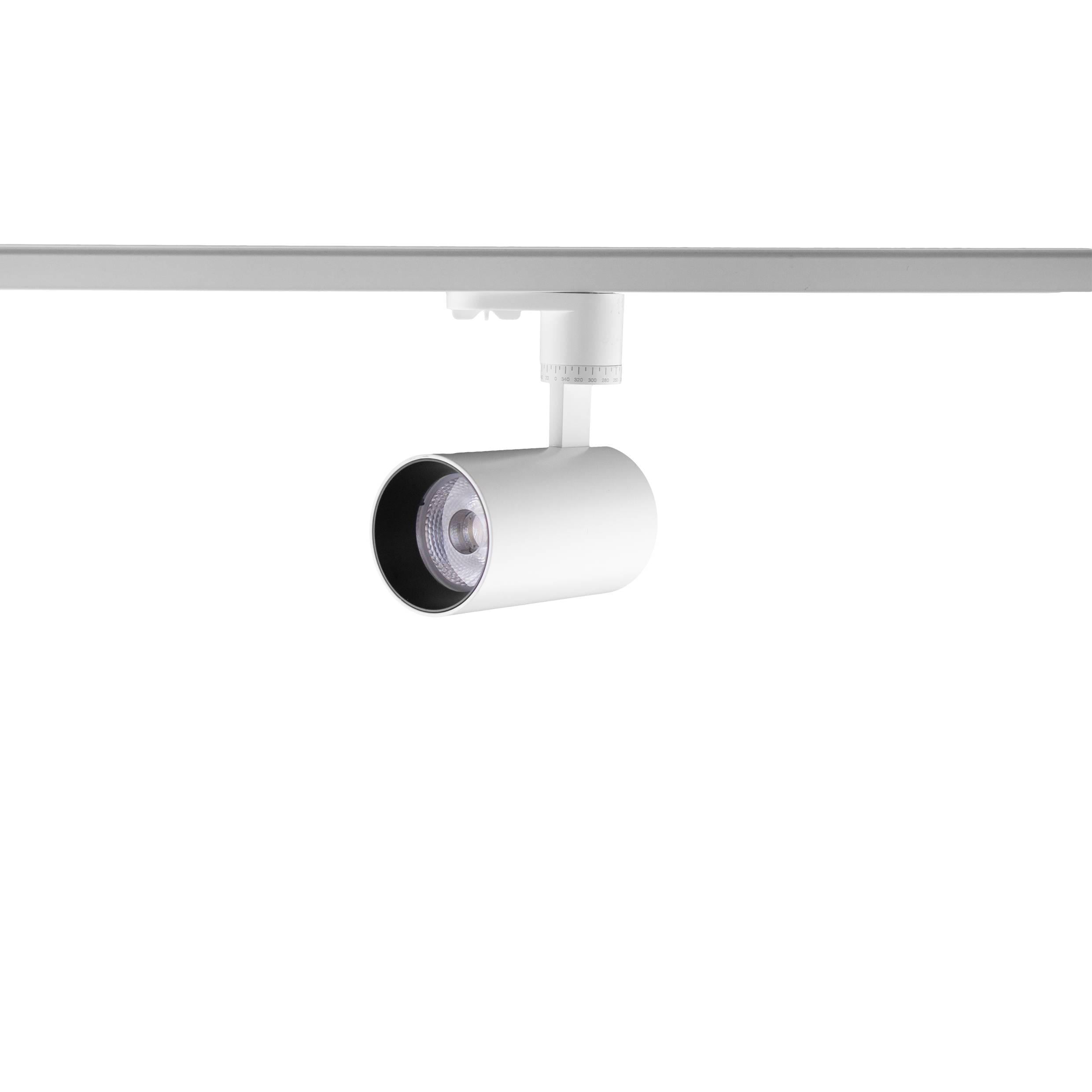 Трековый светильник Skarlat H209B-COB 18W WH+BK 3000K