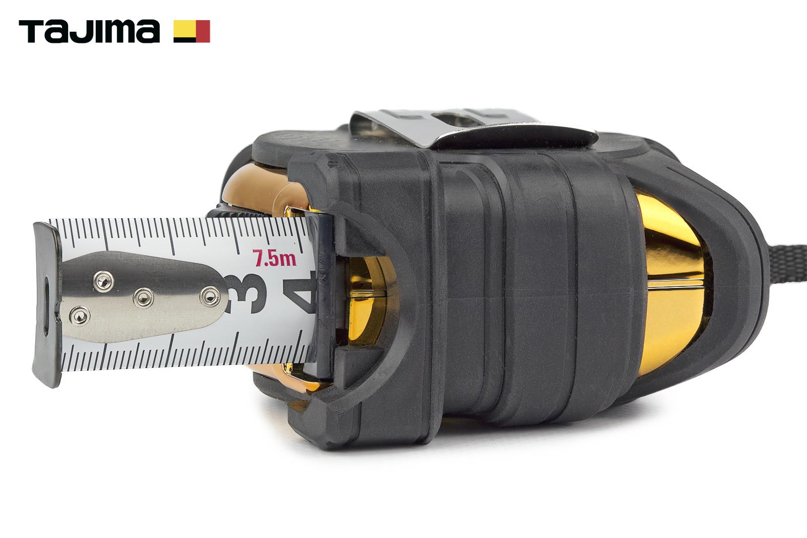 Рулетка будівельна Tajima G3 Lock G3GL25-75BL ударостійка 7,5 м (1001-1879) - фото 3