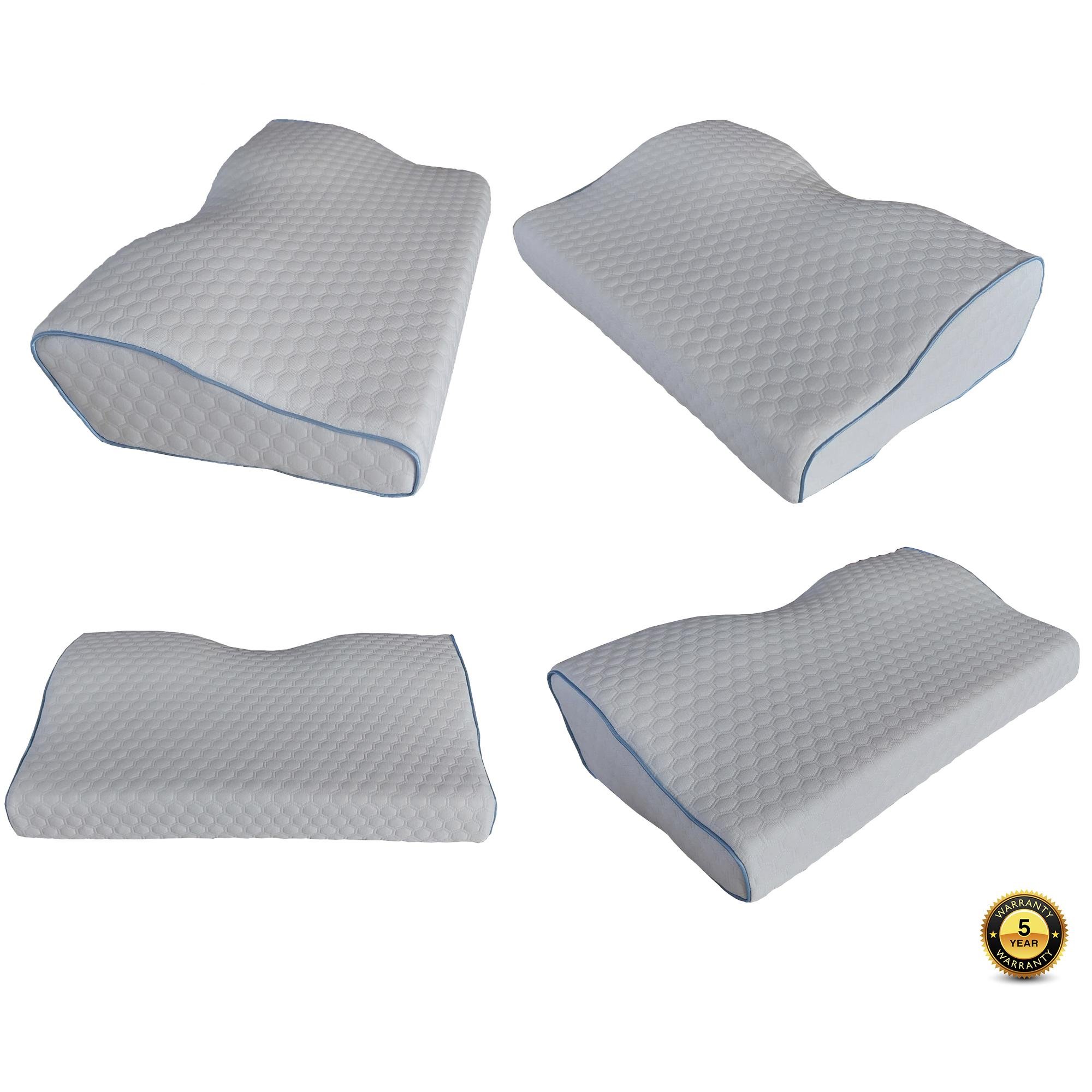 Подушка ортопедическая Memory Foam для сна с эффектом памяти 30х50 см (RR-S2) - фото 2