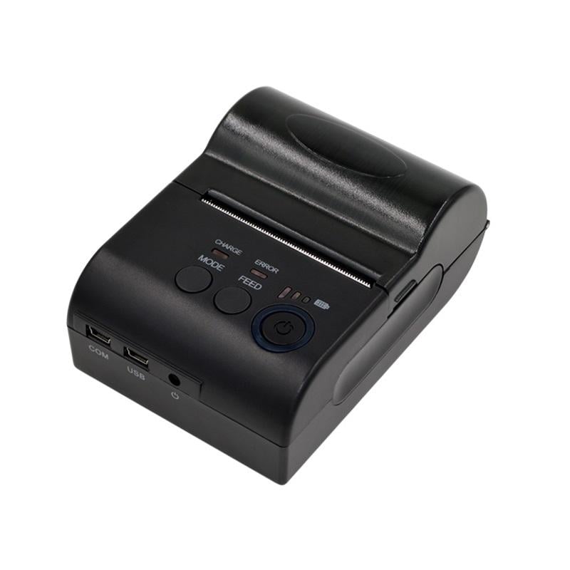 Термопринтер для друку чеків портативний Zjiang POS-5801 USB/Bluetooth/COM 58 мм Black (580866)