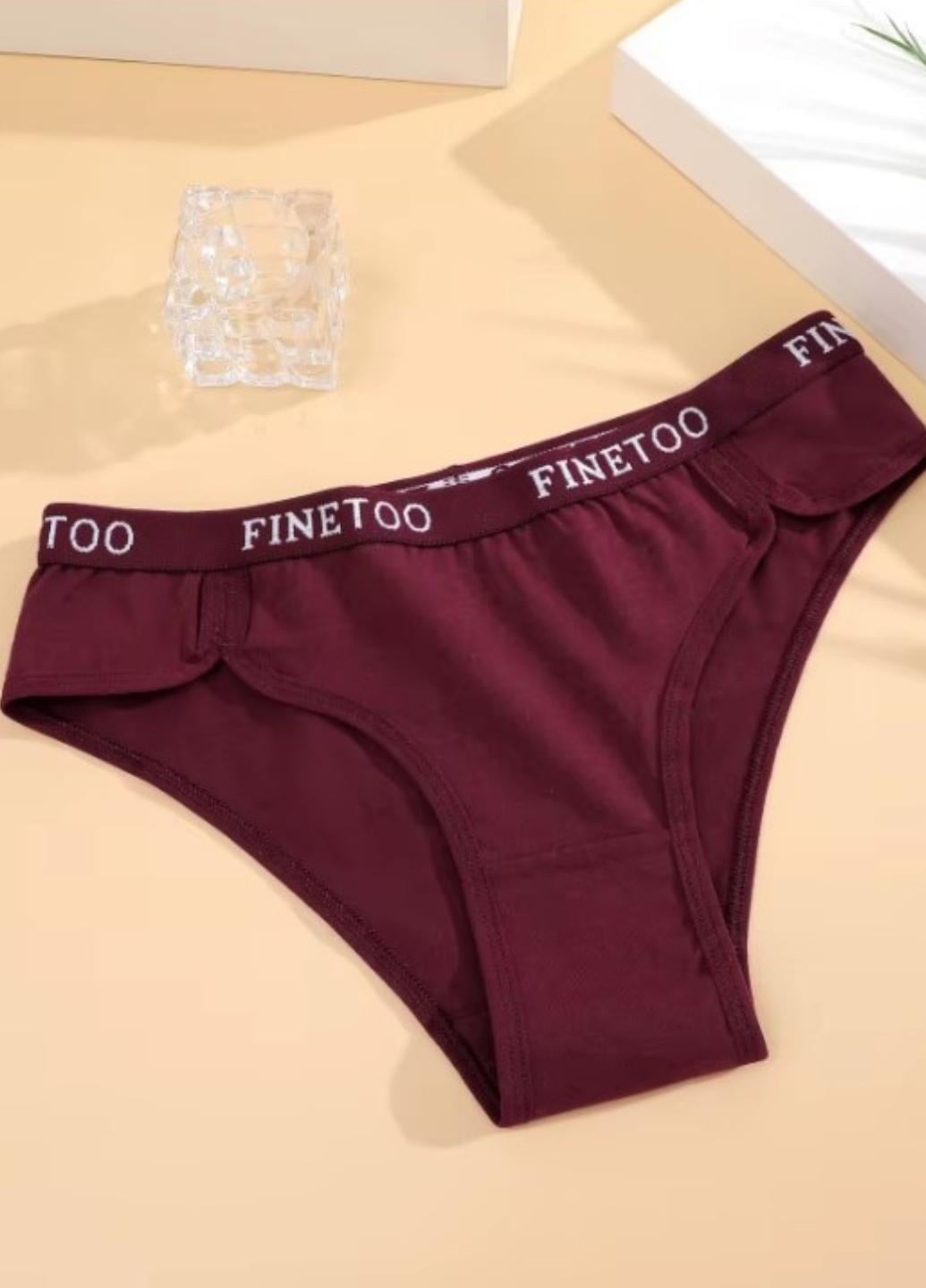 Трусики хлопковые женские слипы Endless Perfectum XL Вишневый (1674-48-02)