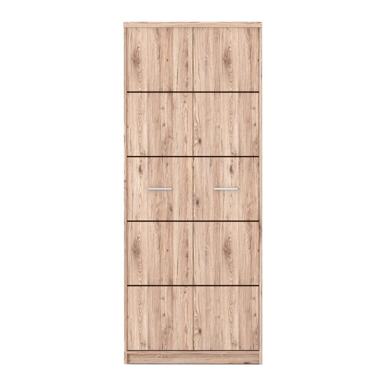 Шкаф распашной двухдверный Гербор Шанталь SZF2D Дуб санремо светлый (GRB-1430)