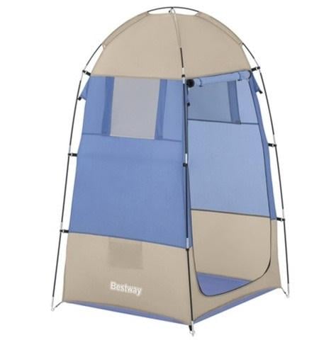Намет-роздягальня в чохлі 4в1 110х190х110 см Синій/Бежевий