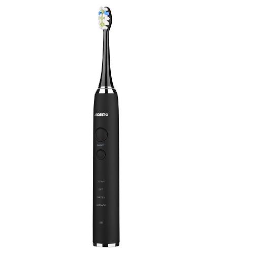 Електрична зубна щітка Ardesto ETB-212CB 4-режими футляр IPX7 40000 р/хв Чорний (588577)