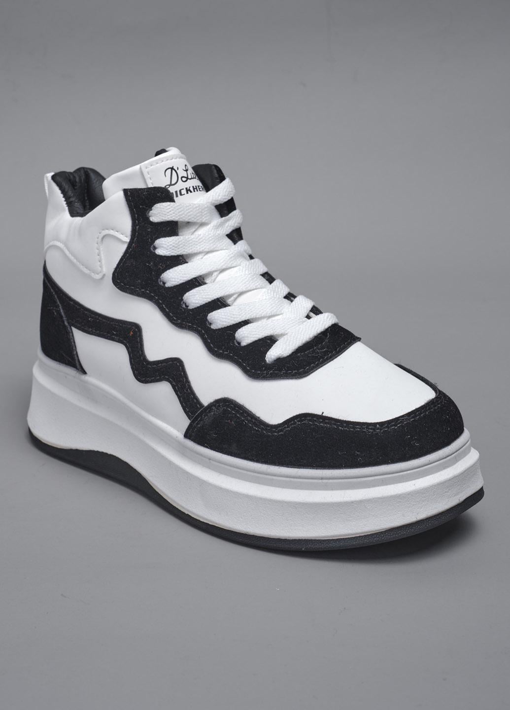 Кеды женские зимние высокие Fashion M2-1 341935 р. 36 Белый