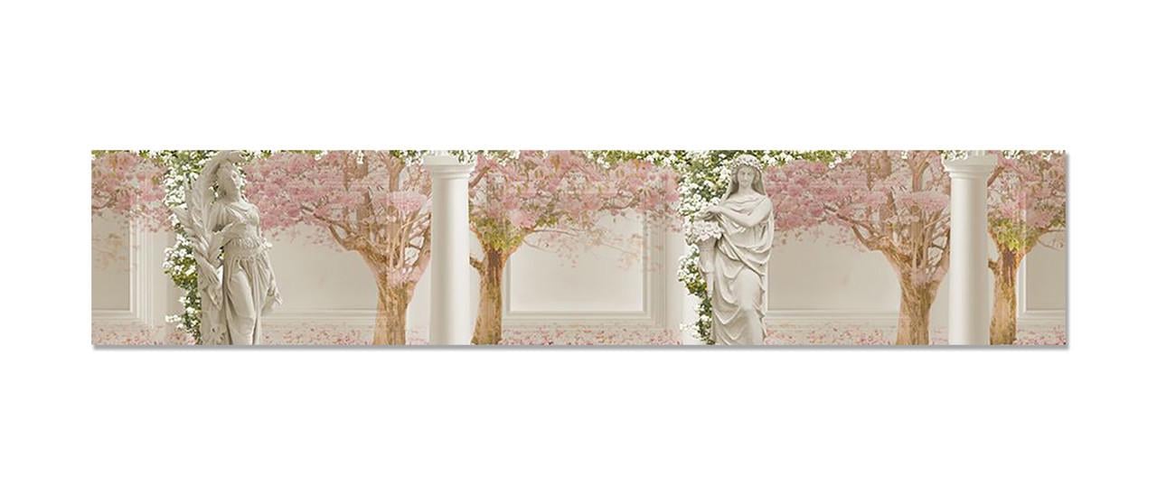 Наклейка виниловая на кухню Zatarga Сакуры и Скульптуры 600х3000 мм (1289776339)