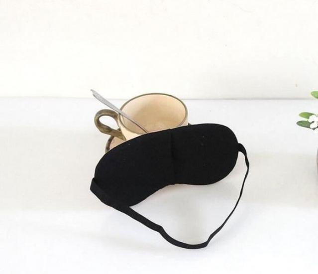 Маска для сну з охолоджуючим ефектом гелевою вставкою Фламінго 19х10 см Black (123303) - фото 3 Маска для сну з охолоджуючим ефектом гелевою вставкою Фламінго 19х10 см Black (123303) - фото 3