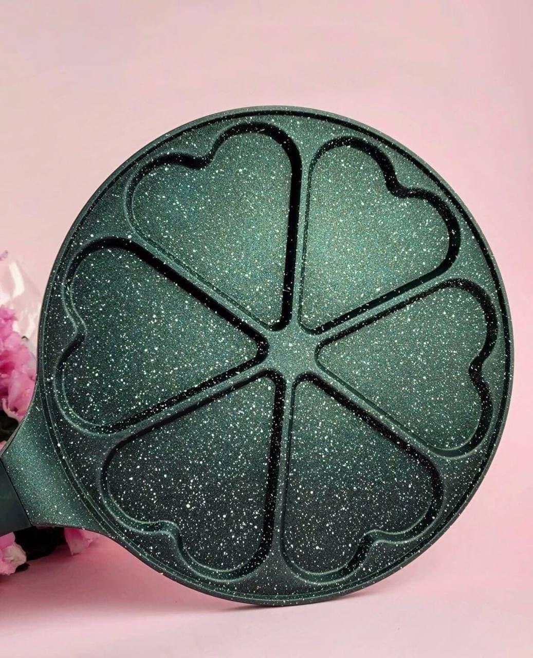 Сковорідка для млинців Edenberg з антипригарним мармуровим покриттям 27 см (EB-7514) - фото 3 Сковорідка для млинців Edenberg з антипригарним мармуровим покриттям 27 см (EB-7514) - фото 3