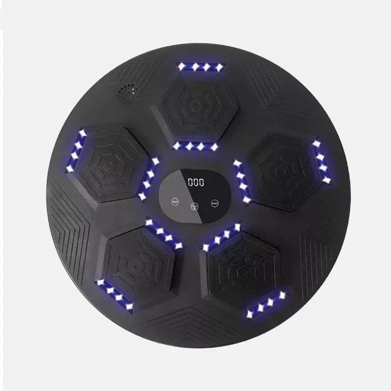 Тренажер боксерский музыкальный Boxing настенная электронная мишень с 5 целями и подсветкой (9478)