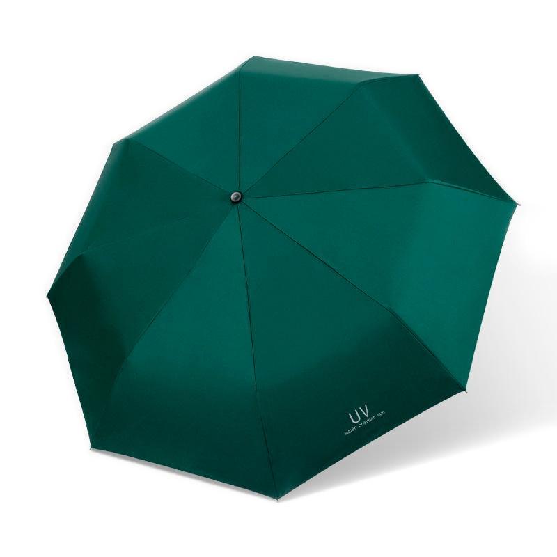 Автоматична складана парасолька від дощу Зелений (1008819-Green)