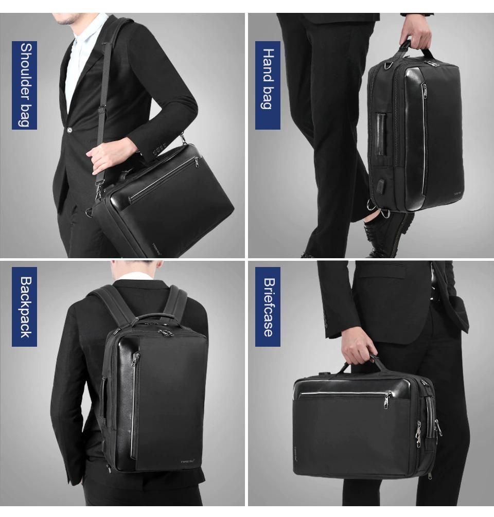 Рюкзак городской Tigernu T-B3639 3в1 для ноутбука - фото 4