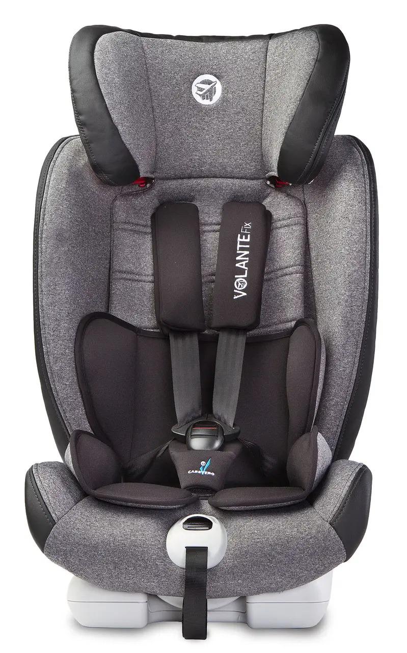 Автокрісло дитяче Caretero Volante Fix Isofix Limited 9-36 кг 78х48х45 см Сірий (127610) - фото 5