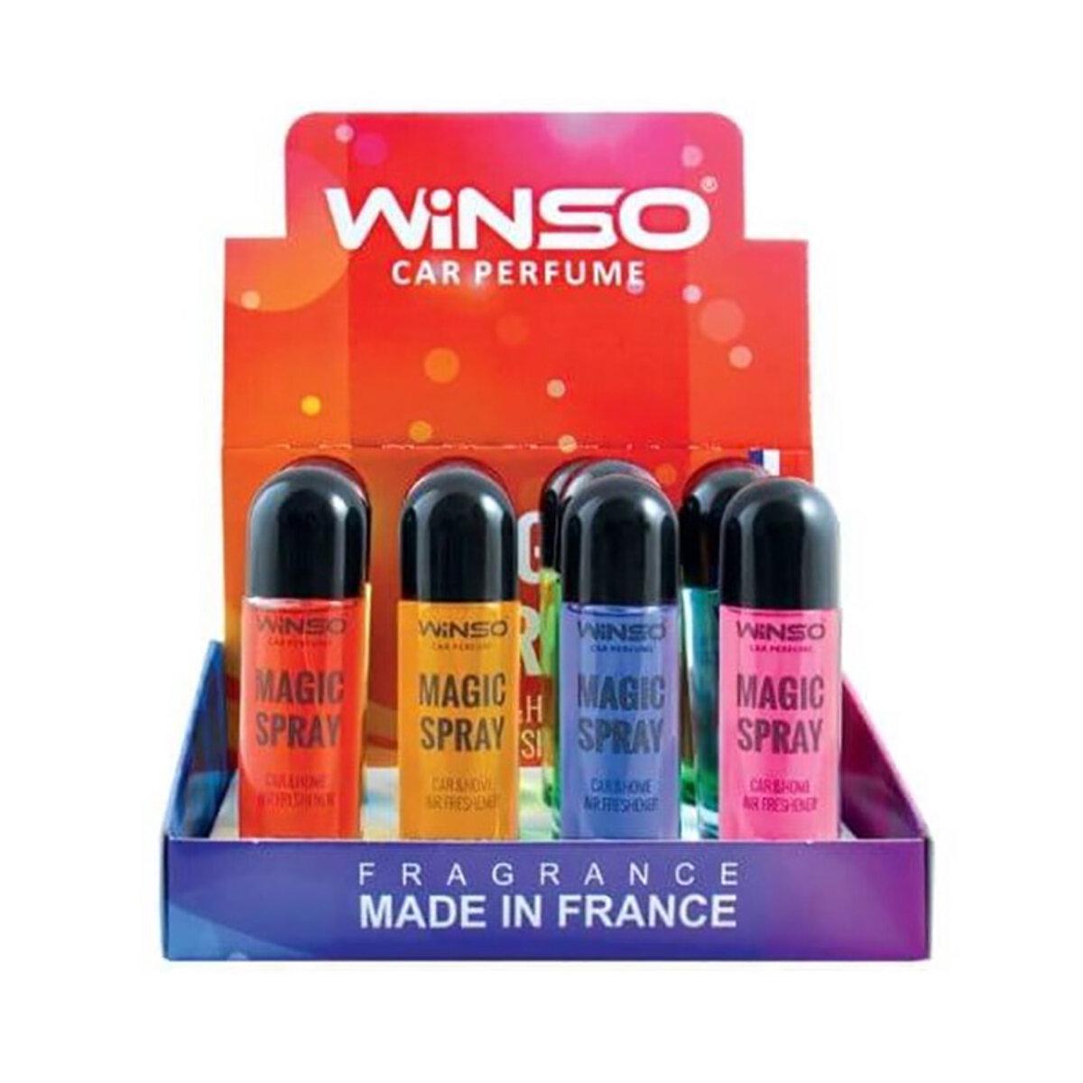 ᐉ Набор ароматизаторов для авто Winso Magic Spray MIX №2 30 мл 12 шт.  (6787) • Купить в Киеве, Украине • Лучшая цена в Эпицентр