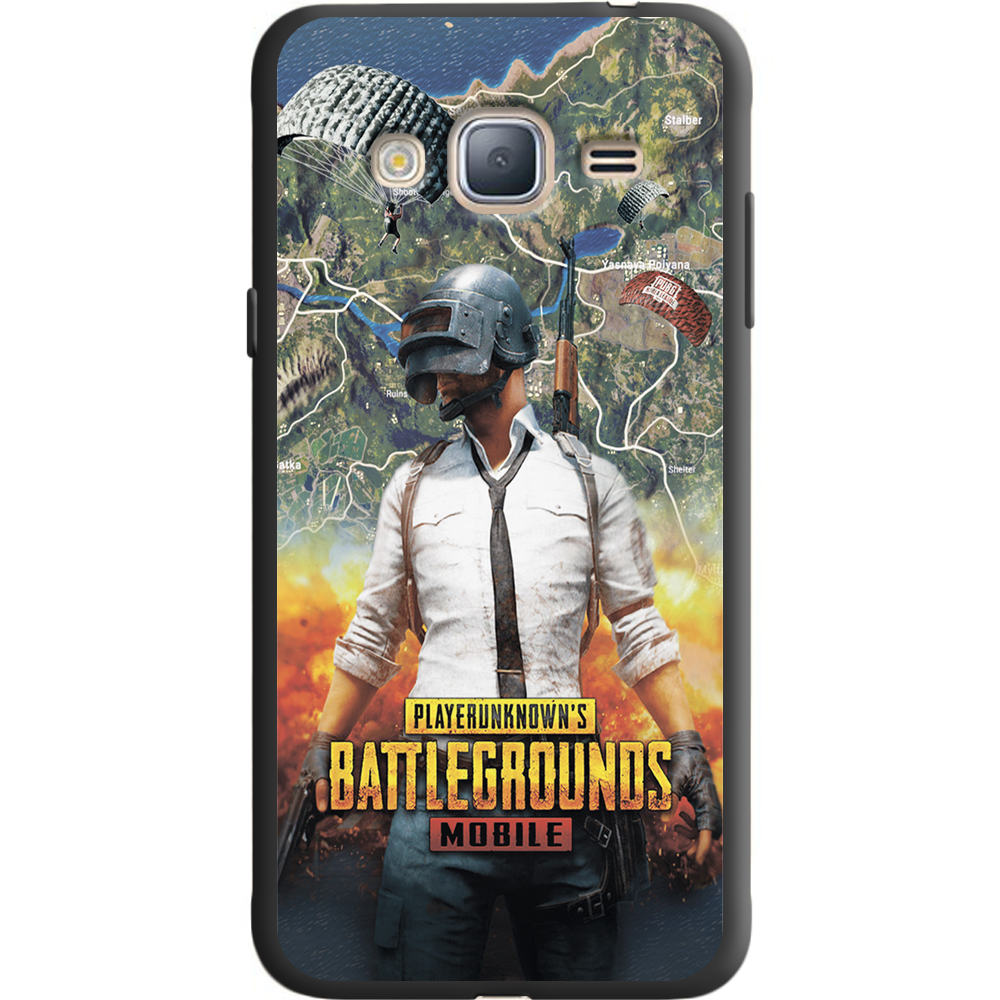 Чехол BoxFace Samsung J320 Galaxy J3 PUBG Mobile Черный силикон (24962-up2309-36110)