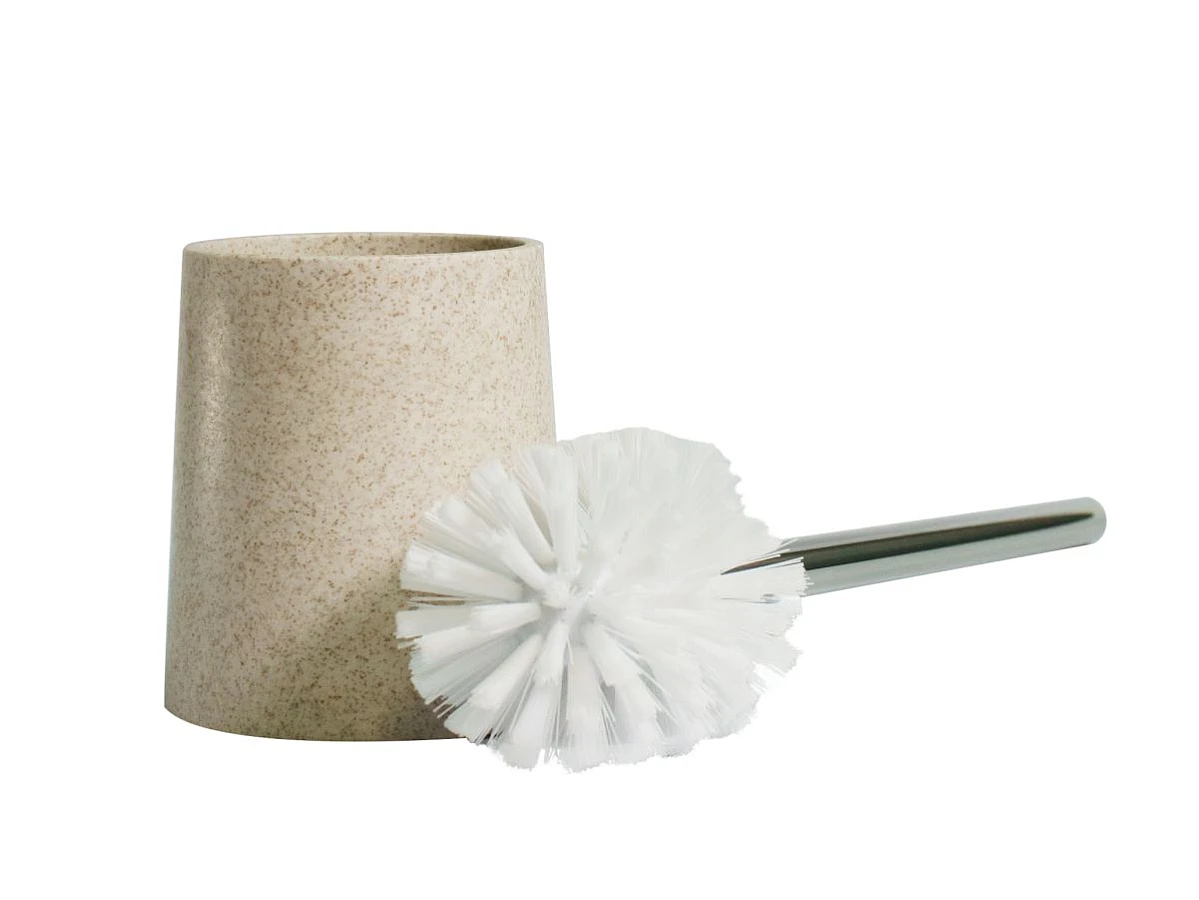 Йоржик для унітаза PurLine з колбою White/Sand (34630644)