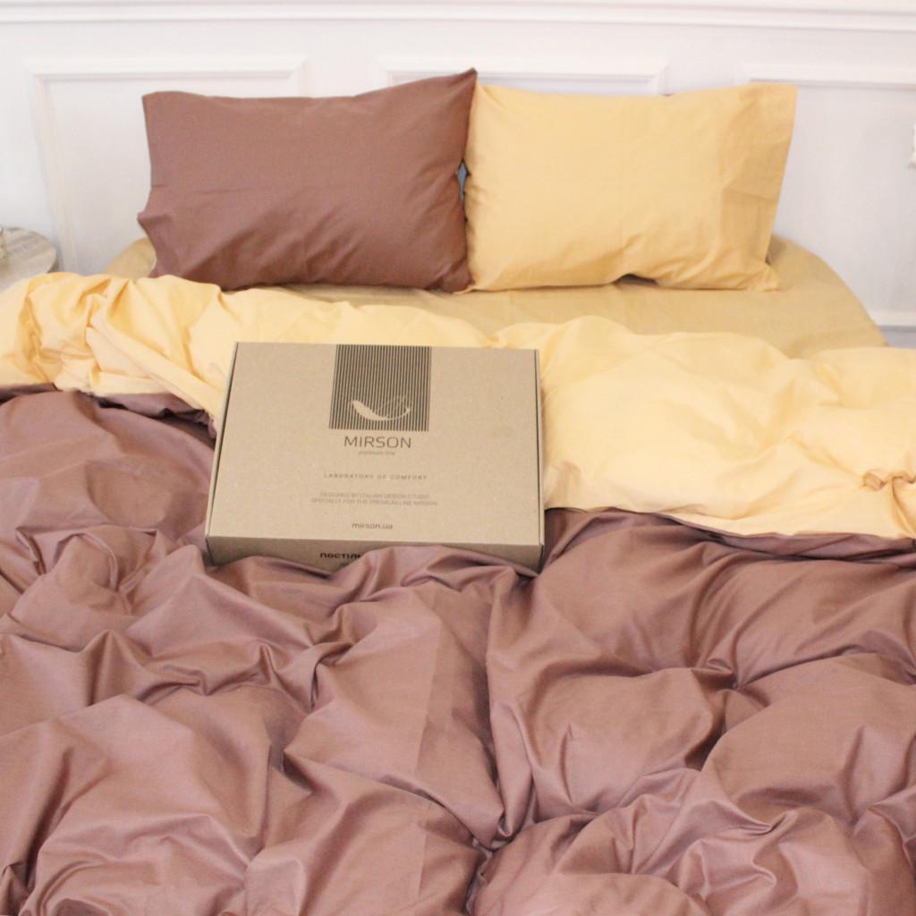 Комплект постельного белья MirSon Ranforce Elite Evelina 13-1027+15-1511 Бязь 175х210 см (2200004673936)