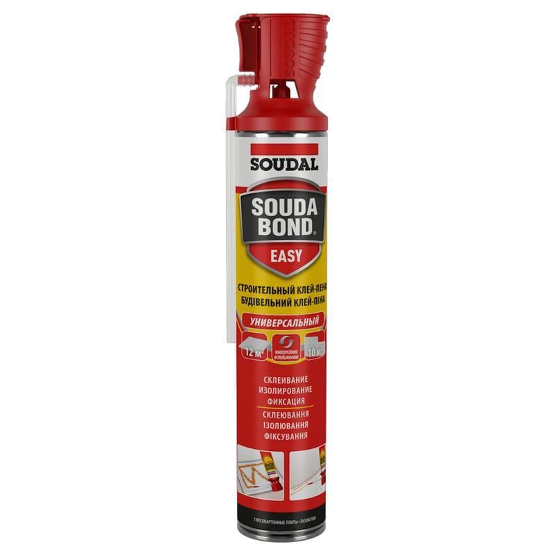 Пена-клей универсальный SOUDAL Soudabond EASY GG с аппликатором 750 мл 3 шт. Оранжевый (000010000000802EVB)