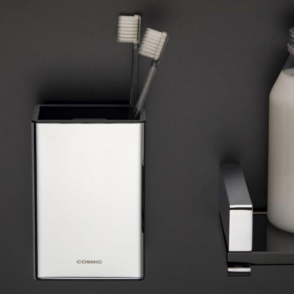 Стакан для зубных щеток Cosmic Extreme Хром (2530152) - фото 3 Стакан для зубных щеток Cosmic Extreme Хром (2530152) - фото 3