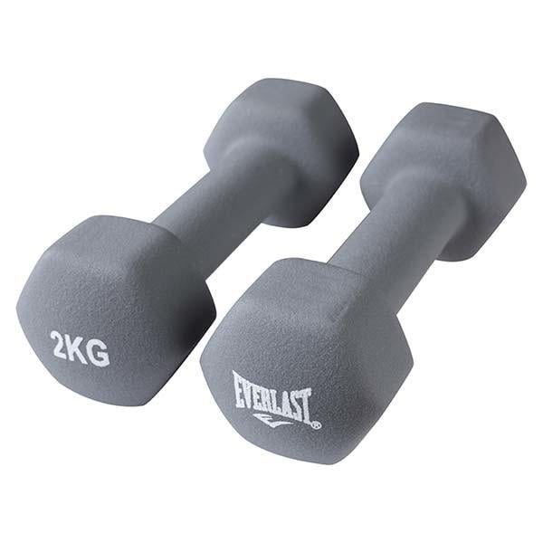Гантели Everlast 2 кг 2 шт Серый (80024/2) - фото 1 Гантели Everlast 2 кг 2 шт Серый (80024/2) - фото 1